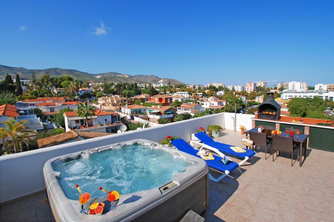 Isla De Benalmadena 1, Jacuzzi, 80M From The Sea, Ac, Bbq, Private Parking, Big Terrace Daire Dış mekan fotoğraf