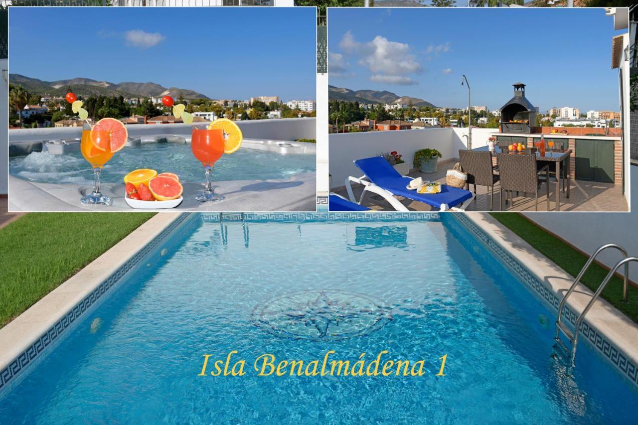 Isla De Benalmadena 1, Jacuzzi, 80M From The Sea, Ac, Bbq, Private Parking, Big Terrace Daire Dış mekan fotoğraf