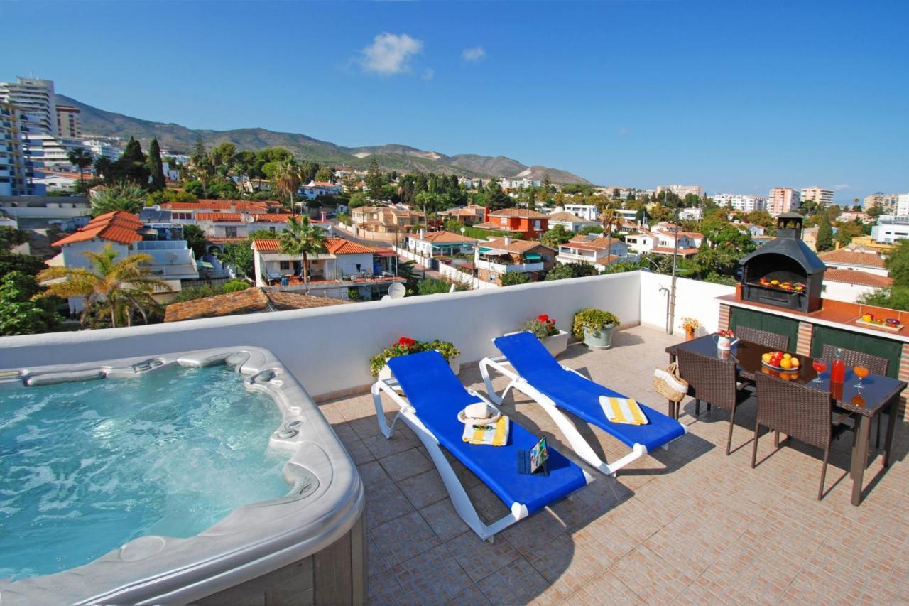 Isla De Benalmadena 1, Jacuzzi, 80M From The Sea, Ac, Bbq, Private Parking, Big Terrace Daire Dış mekan fotoğraf